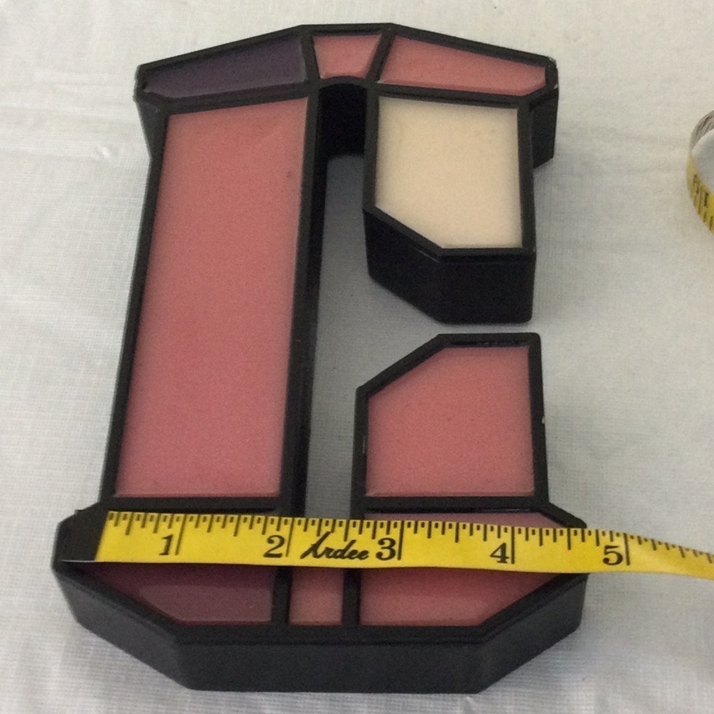 Ashland Pink and Purple Geometric Decor Accent - Picture 3 of 5